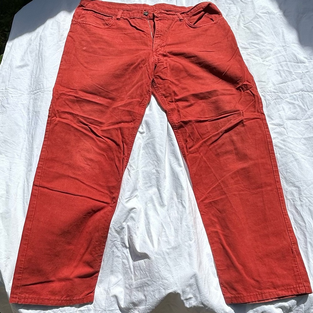 Loro Piana Men's Bold Red Chinos